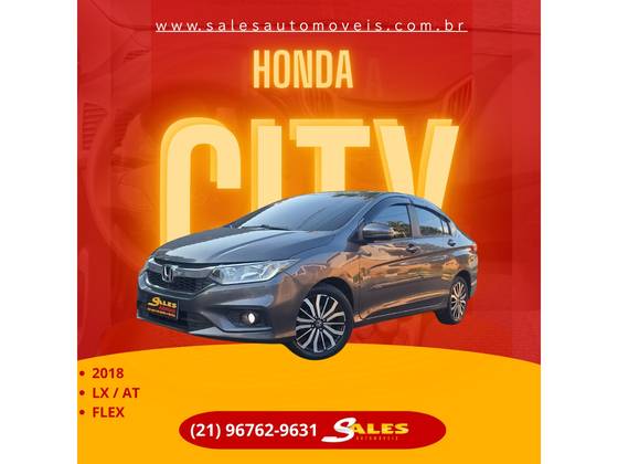 HONDA CITY 1.5 LX 16V FLEX 4P AUTOMÁTICO HONDA CITY 1.5 LX 16V FLEX 4P AUTOMÁTICO
